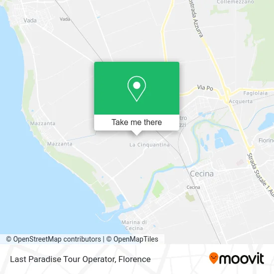 Last Paradise Tour Operator map