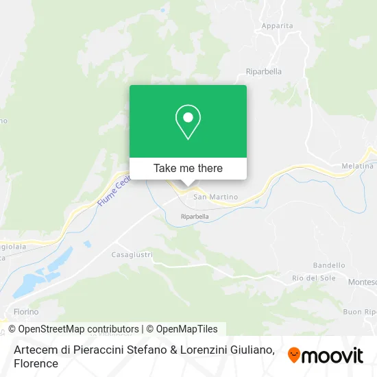 Artecem di Pieraccini Stefano & Lorenzini Giuliano map