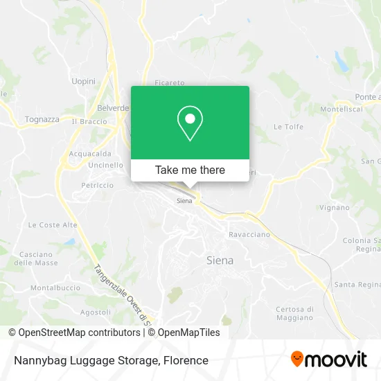 Nannybag Luggage Storage map