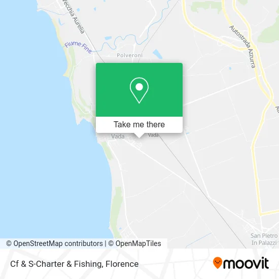 CF & S-Charter & Fishing map