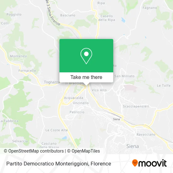 Partito Democratico Monteriggioni map