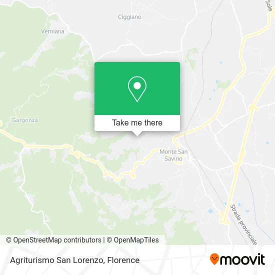 Agriturismo San Lorenzo map