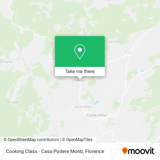 Cooking Class - Casa Podere Monti map