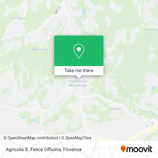 Agricola S. Felice Officina map