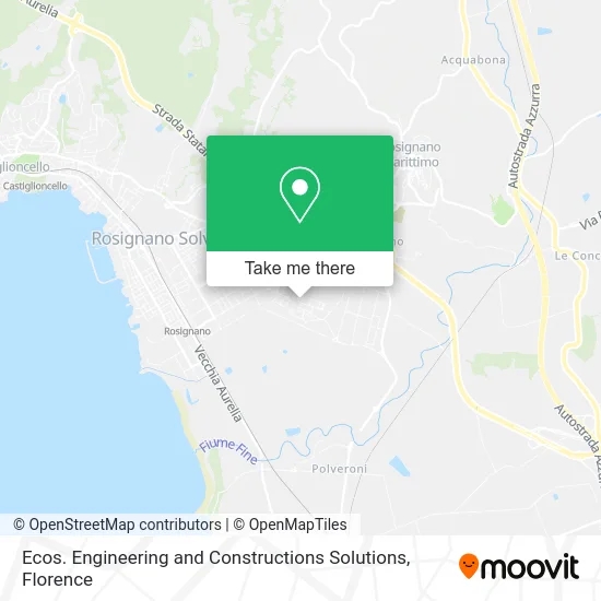 Ecos. Engineering and Constructions Solutions map