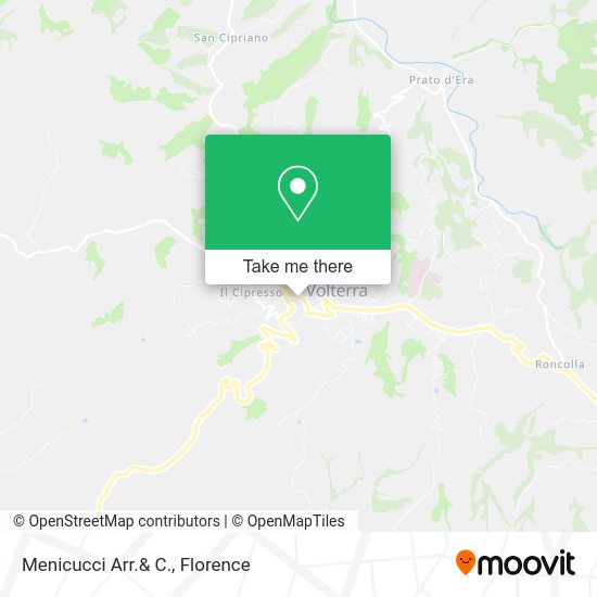Menicucci Arr.& C. map