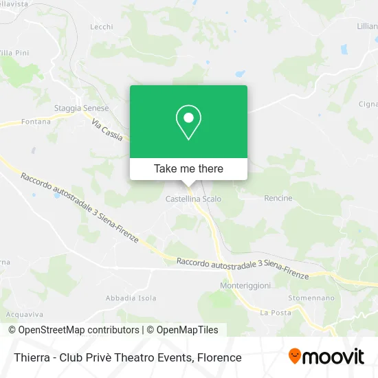 Thierra - Club Privè Theatro Events map