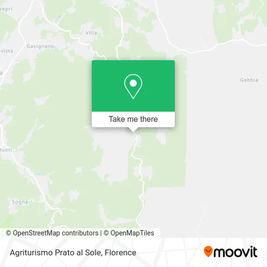 Agriturismo Prato al Sole map