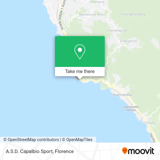 A.S.D. Capalbio Sport map