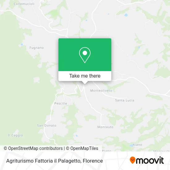 Agriturismo Fattoria il Palagetto map