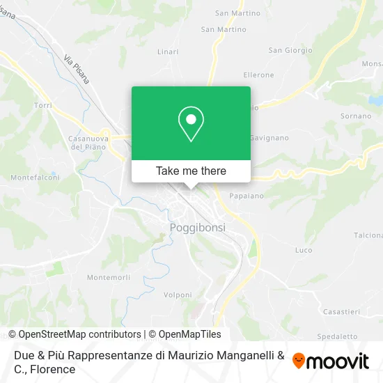 Due & Più Rappresentanze di Maurizio Manganelli & C. map