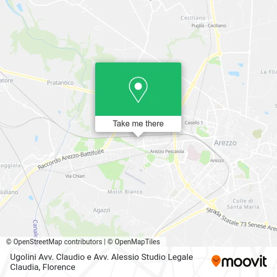 Ugolini Law Firm by Lawyers Claudio and Alessio map
