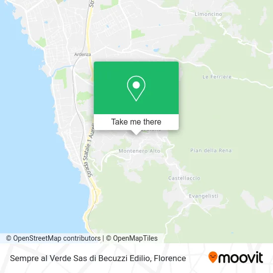 Sempre al Verde Sas di Becuzzi Edilio map