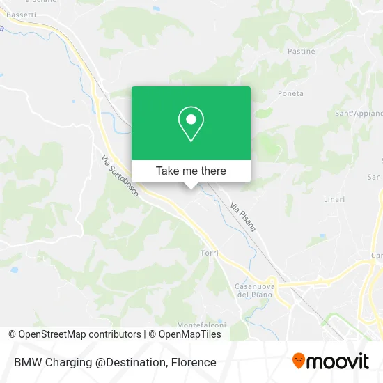 BMW Charging @Destination map