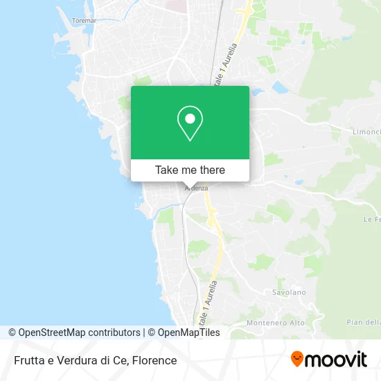 Frutta e Verdura di Ce map