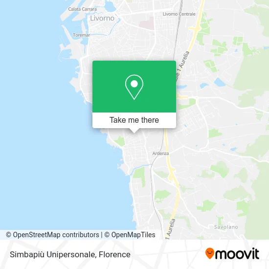 Simbapiù Unipersonale map