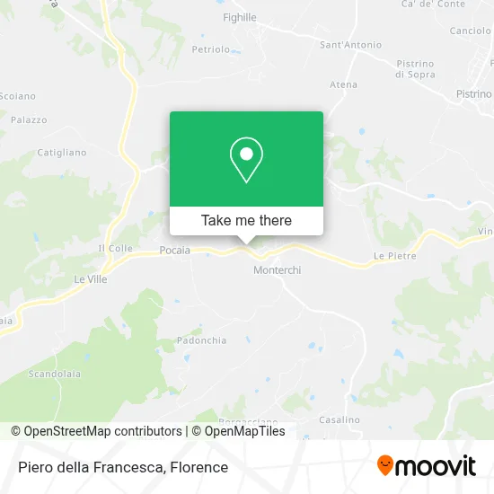 Piero della Francesca map