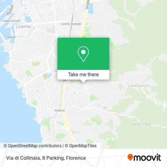 Collinaia Street, 8 Parking map