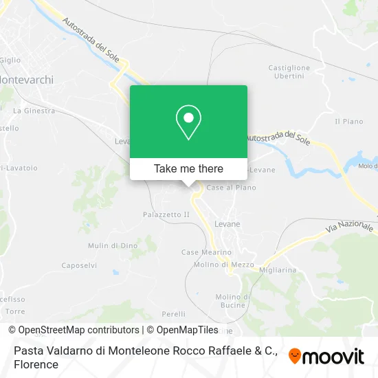 Pasta Valdarno by Rocco Raffaele Monteleone & Co map