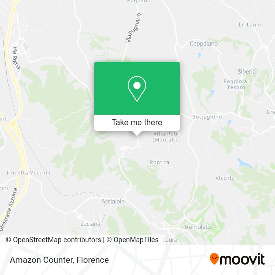 Amazon Counter map
