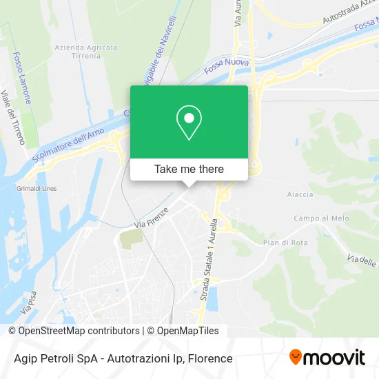 Agip Petroli SpA - Autotrazioni Ip map