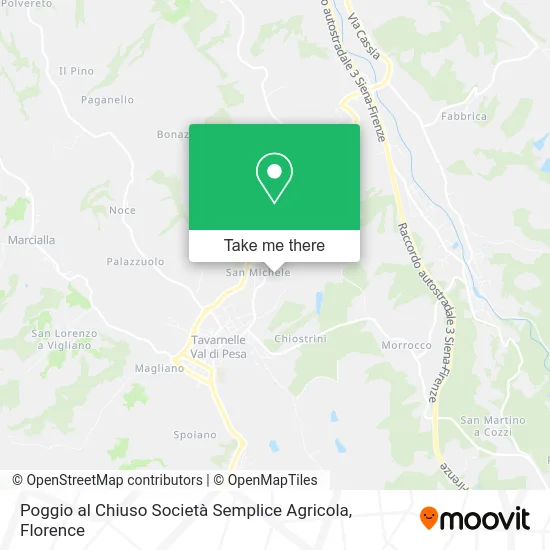 Poggio al Chiuso Società Semplice Agricola map