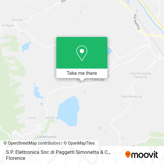 S.P. Elettronica Snc di Paggetti Simonetta & C. map