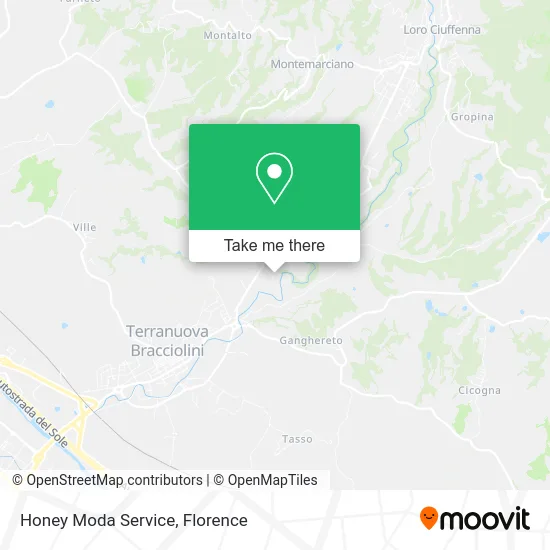 Honey Moda Service map