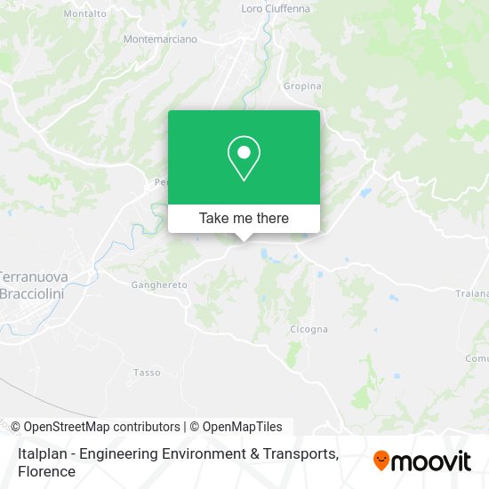 Italplan - Engineering Environment & Transports map