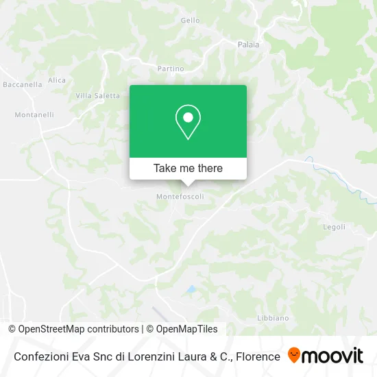 Confezioni Eva Snc di Lorenzini Laura & C. map