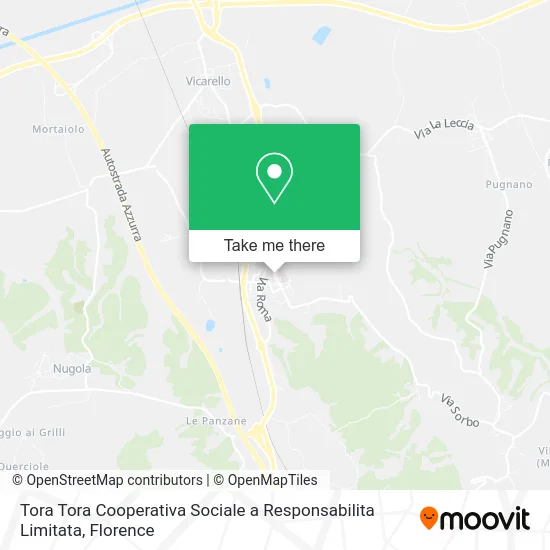 Tora Tora Cooperativa Sociale a Responsabilita Limitata map