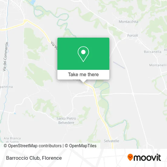 Barroccio Club map