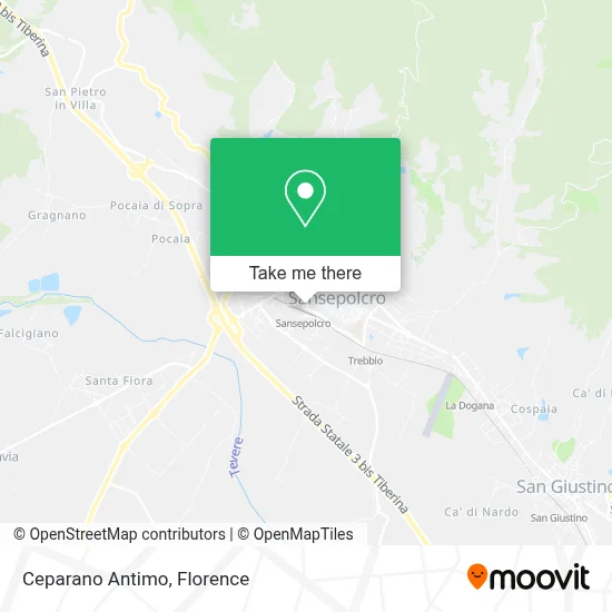 Ceparano Antimo map