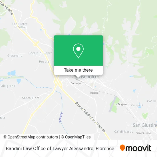 Bandini Law Office of Lawyer Alessandro map