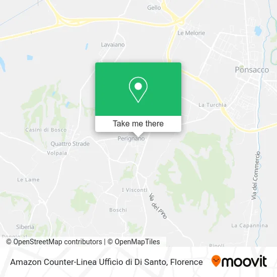 Amazon Counter-Linea Ufficio di Di Santo map