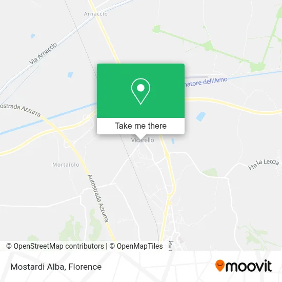 Mostardi Alba map
