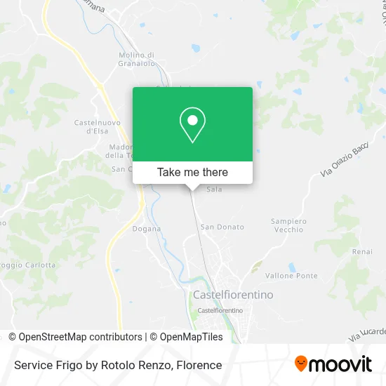 Service Frigo by Rotolo Renzo map