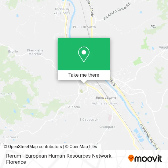 Rerum - European Human Resources Network map