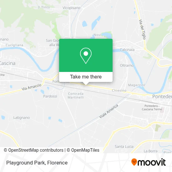 Playground Park map