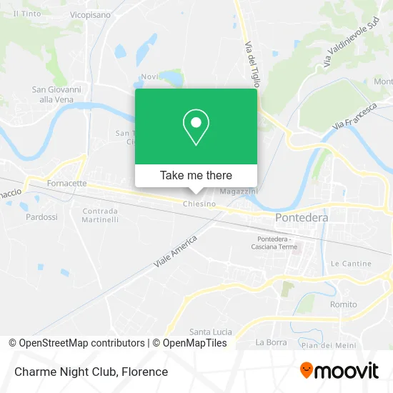 Charme Night Club map