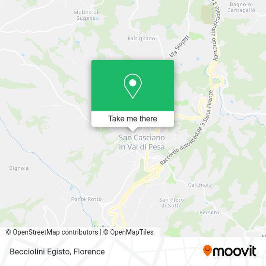 Becciolini Egisto map