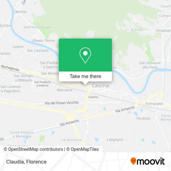 Claudia map