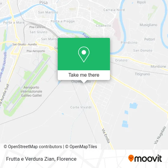 Frutta e Verdura Zian map