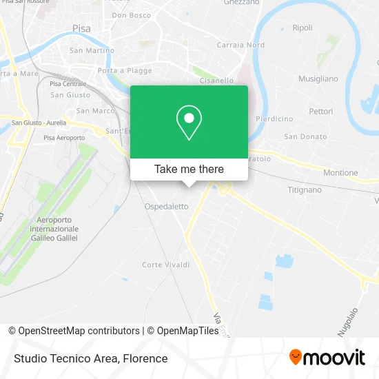 Studio Tecnico Area map