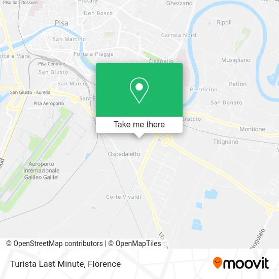 Turista Last Minute map