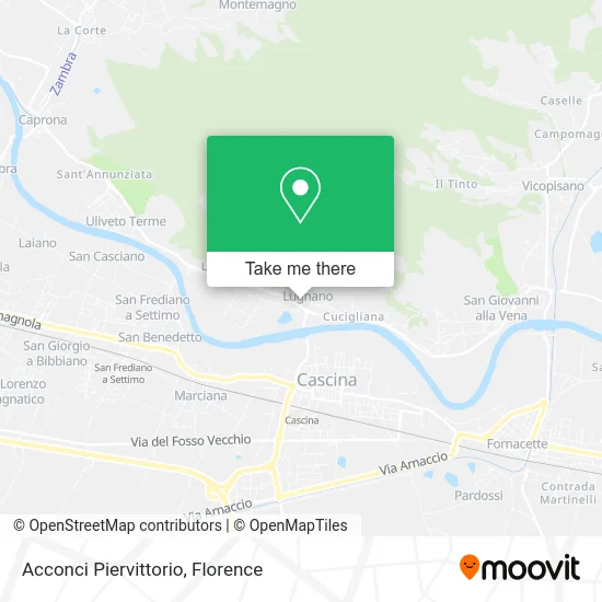 Acconci Piervittorio map