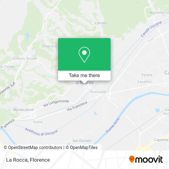 La Rocca map