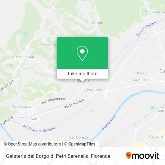 Gelateria del Borgo di Petri Serenella map