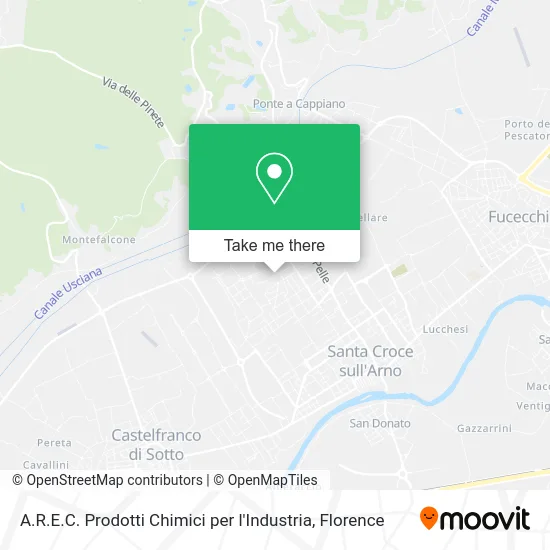 A.R.E.C. Prodotti Chimici per l'Industria map