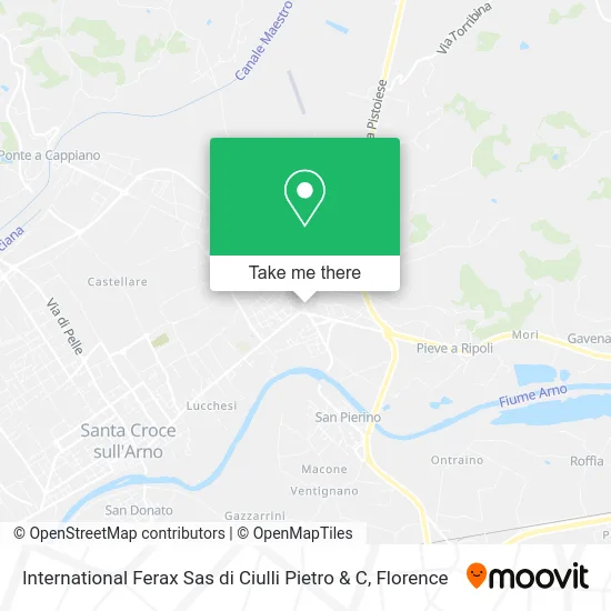 International Ferax Sas di Ciulli Pietro & C map